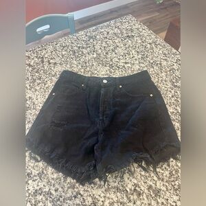 Wild Fable (target) black denim shorts